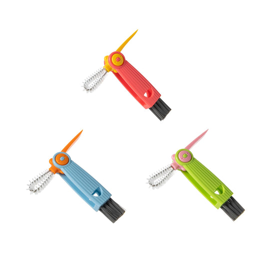 3 in 1 Cup Lid Gap Cleaning Brush